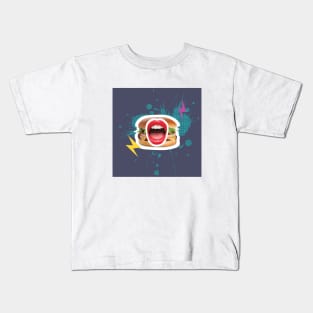 Hamburger lips Kids T-Shirt